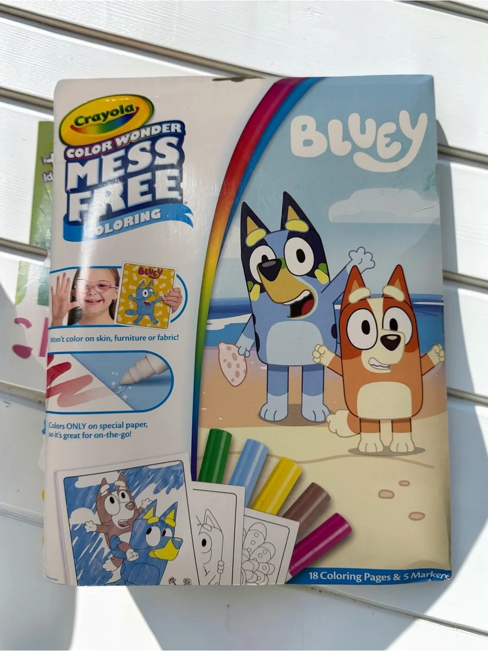 NWT Kids Craft Bundle Bluey Coloring & Rainbow Scratch Books